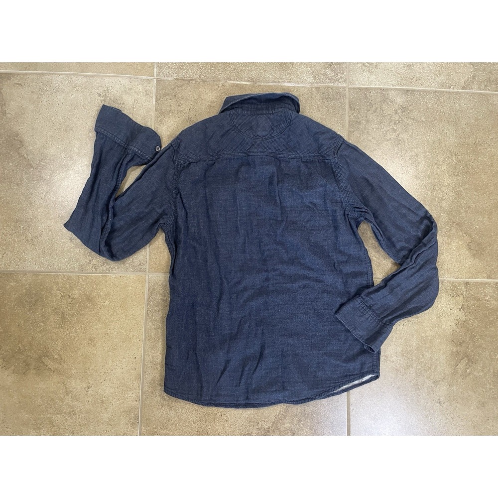 Converse One Star Men's Sz S Small Navy Blue Long Sleeve 100% Cotton - Picture 2 of 8